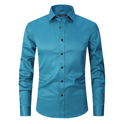 Newly Released at Buy Center: Elastic Shirt Men's Long Sleeves