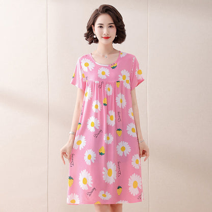 Summer Pajamas Plant Flower Dress Buy Center