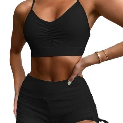 Newly Released at Buy Center: Women's Pure Color Bikini High Waist Split Swimsuit