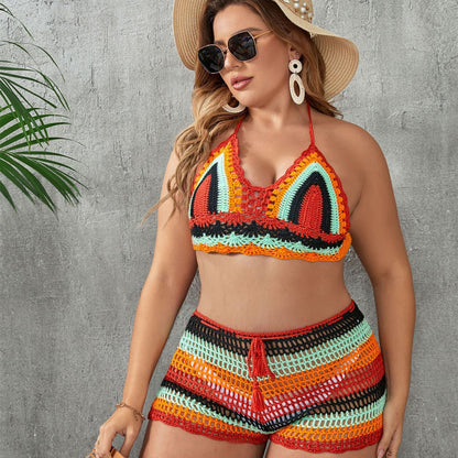 Just Arrived at Buy Center: Women's Hollow Out Strap Split Swimsuit Suit