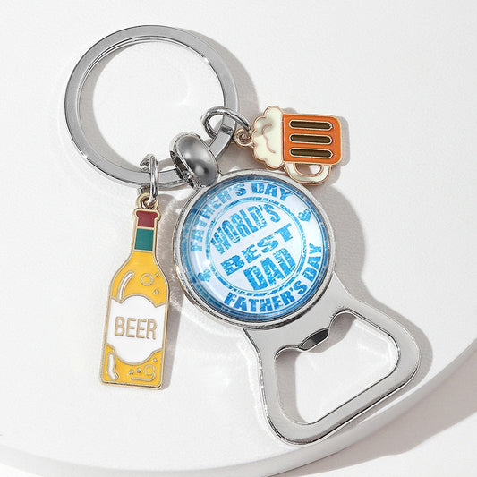 Hot New Items at Buy Center: Creative American Beer Keychain Pendant Bottle Opener Metal