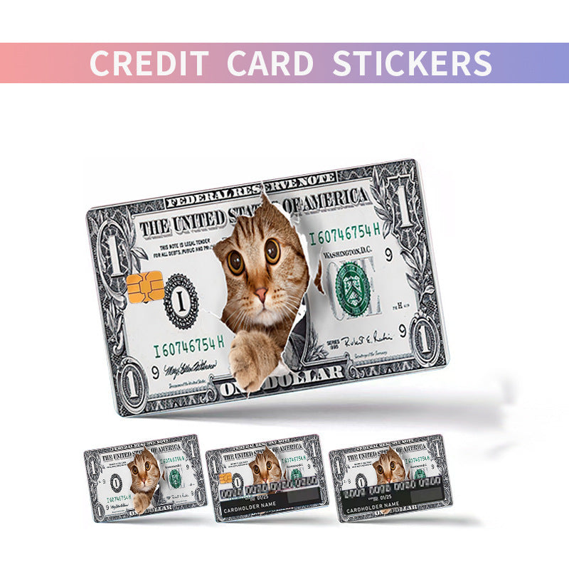 Credit Card Personalized Stickers Buy Center