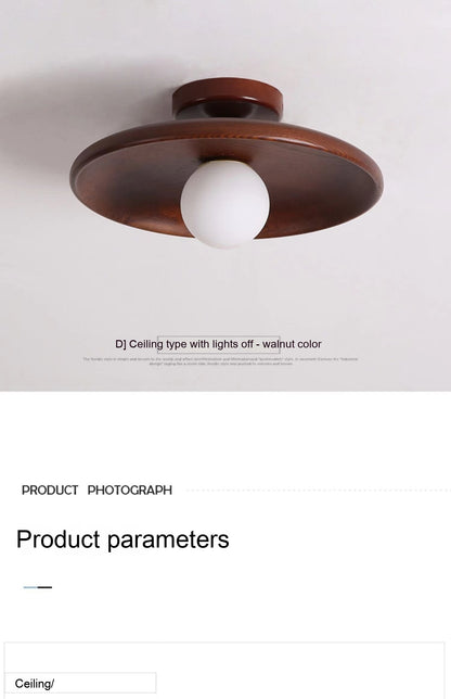 Newly Released at Buy Center: Japanese-style Solid Wood Aisle Light Ceiling Lamp Modern Minimalist