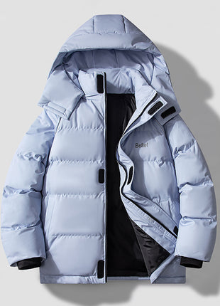 Warm Waterproof Fake Two-piece Cotton-padded Jacket