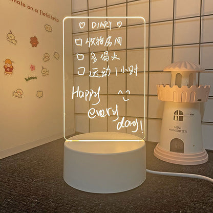 Just Arrived at Buy Center: Xiaoye Lantern Hand Writing Board Activity Luminous Acrylic Noteboard