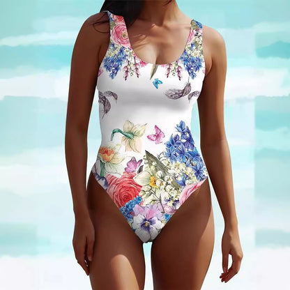 New Women's Sleeveless Dress Fashion Sexy Beach Style Swimsuit