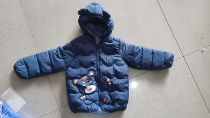 Fresh on the Scene at Buy Center: Children's Lightweight Down Jacket Cotton Clothes Cartoon Blue