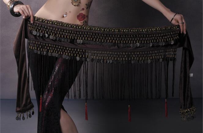 Belly Dance Waist Scarf Performance Tassel Hip Scarf Ethnic Tribe Dance Costume Belly Dance Waist Chain Buy Center