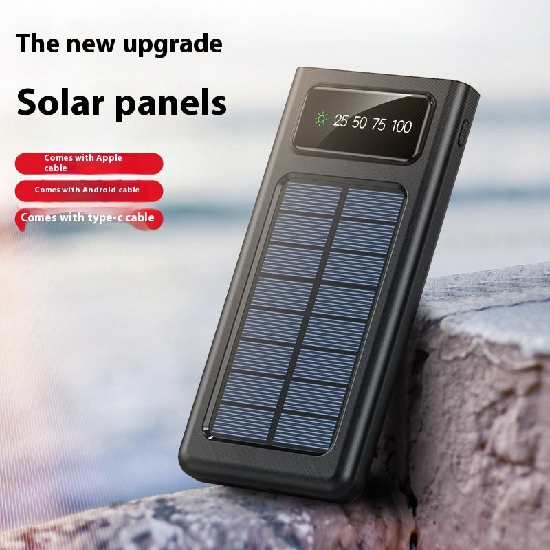 Just Arrived at Buy Center: With Cable Four-wire Solar Energy Portable Battery For Mobile Phones