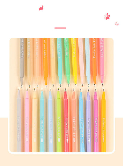 Fresh Arrivals at Buy Center: Set Of For Students To Take Notes With Korean Retro Colored Pens