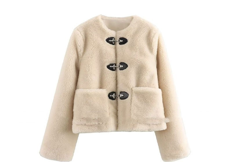 Warm European And American Style Zipper Fashion Loose Women's Coat Buy Center