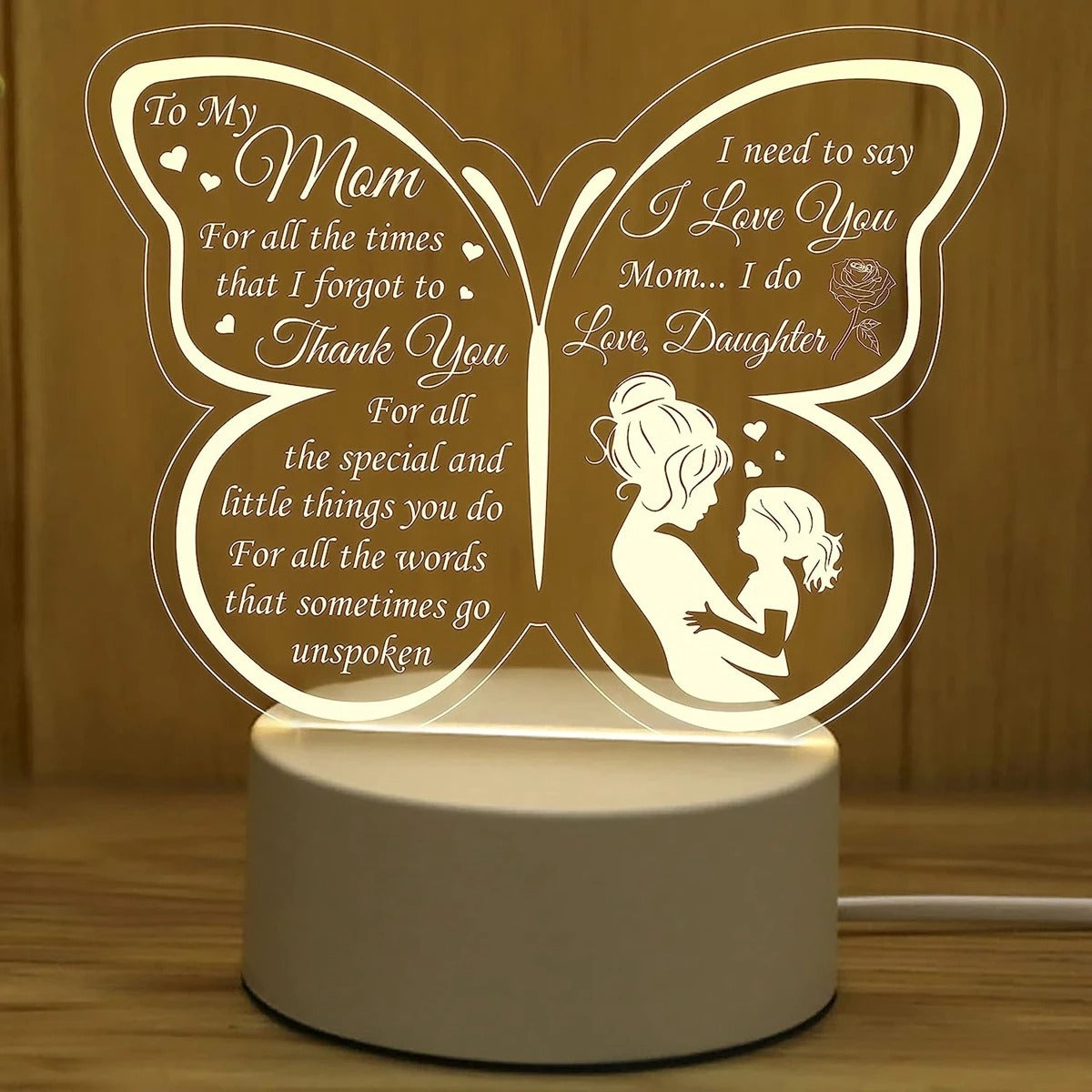 Hot New Items at Buy Center: Heart-shaped Table Lamp Gift Lamp For Parents, Sisters And Friends