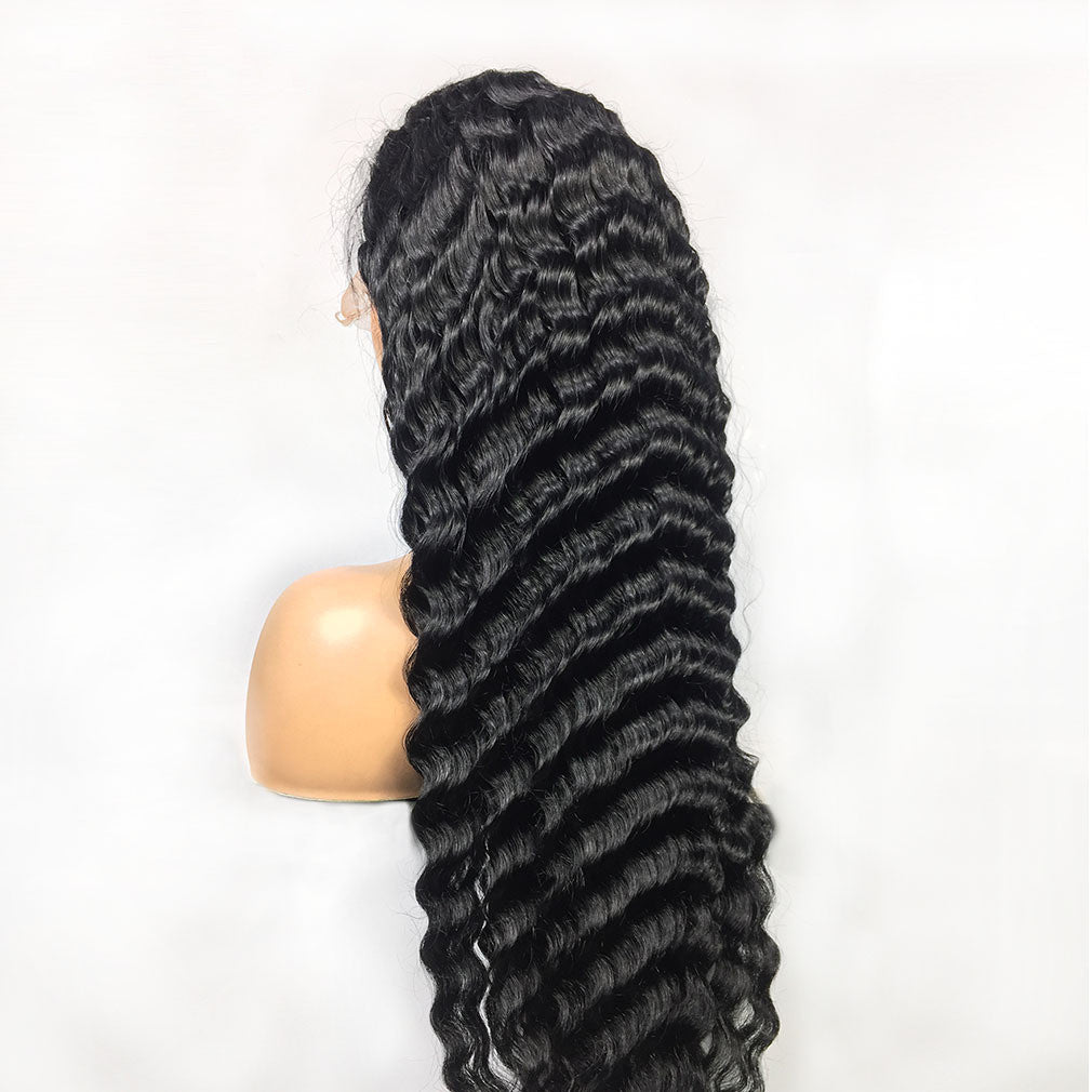 Fresh Arrivals at Buy Center: Human Hair 28 30 Deep Wave Lace Frontal Wigs 13 4 Front Wigs 150density