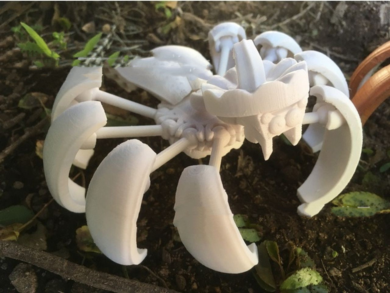 Newly Released at Buy Center: Halloween Pumpkin Spider Toy White Not Assembled