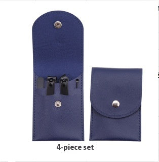 Newly Released at Buy Center: Fashion Portable Nail Clippers Four-piece Set Purplish Blue