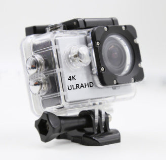 4K Waterproof Sport Camera Silver Grey