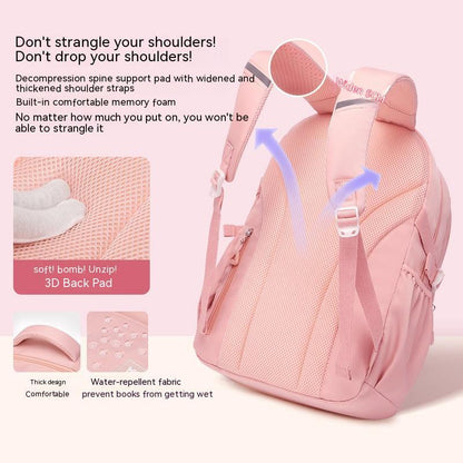 Mochila impermeable para niñas, resistente al desgaste, gran capacidad