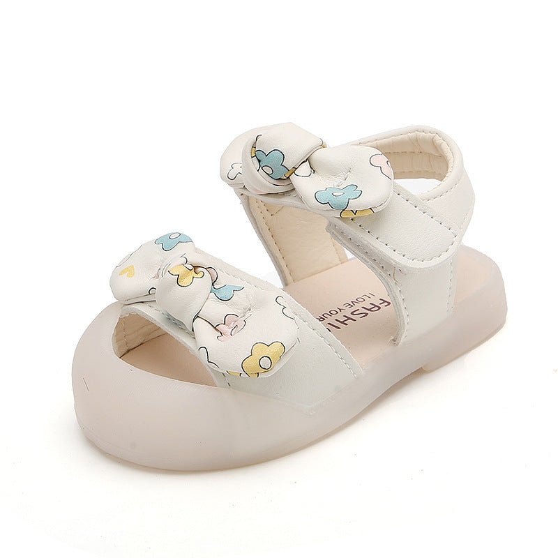 Just Arrived at Buy Center: Baby Flower Soft Bottom Toddler Shoes