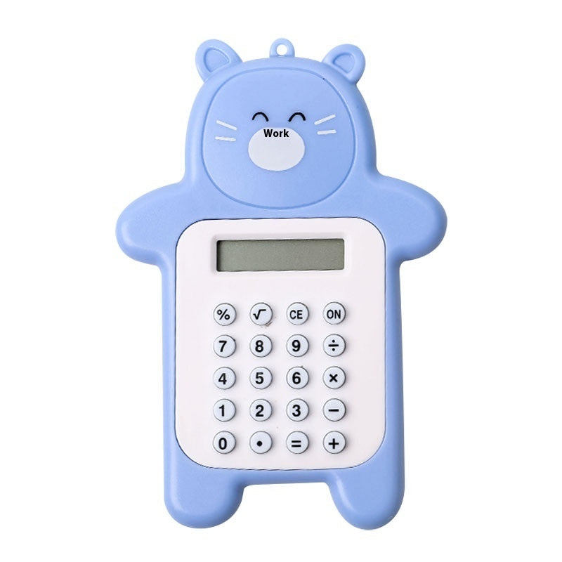 Cartoon Bear Calculator Student Mini-Portable