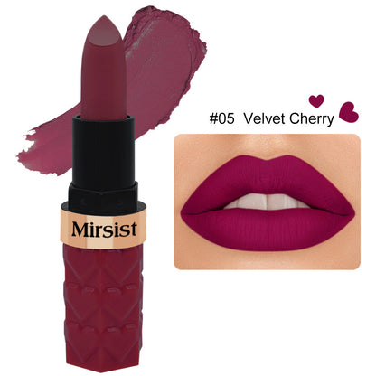 Buy Center Ultimate: 6 Color Matte Lipstick No Stain On Cup Waterproof And Durable #05 Velvet Cherry Durable