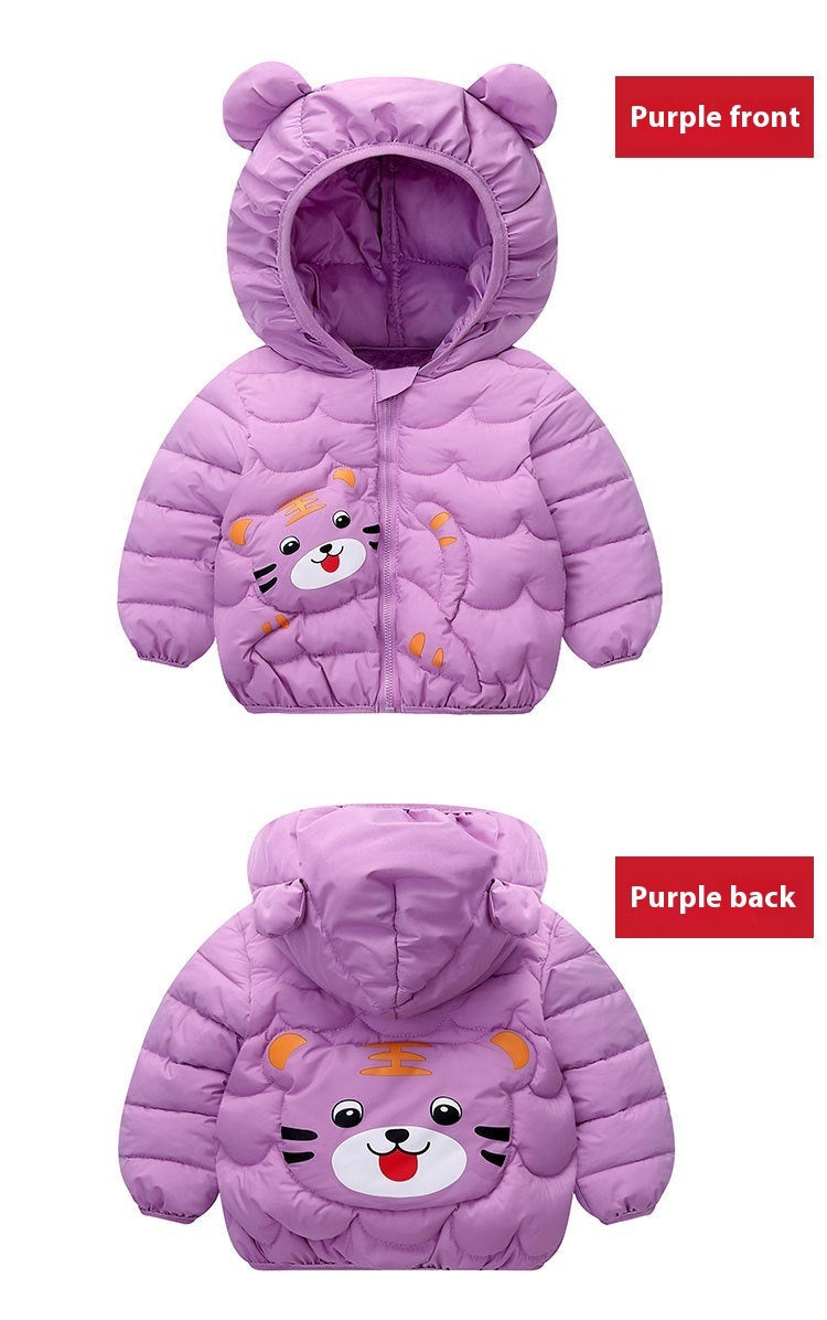 Fresh on the Scene at Buy Center: Children's Lightweight Down Jacket Cotton Clothes Cartoon