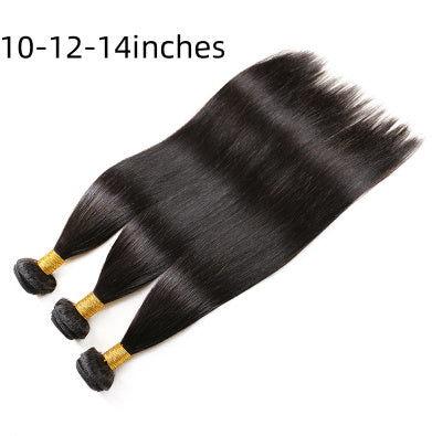 Buy Center Top Pick- Brazilian real hair wig 10and12and14 three piece set