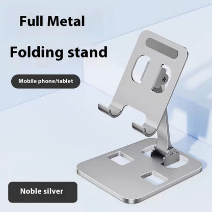 Hot New Items at Buy Center: Aluminum Alloy Mobile Phone Holder Lazy Folding Rotation K005 Silver