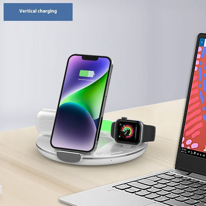 Fresh Arrivals at Buy Center: Folding Three-in-one Wireless Charger Vertical Desktop Phone Holder