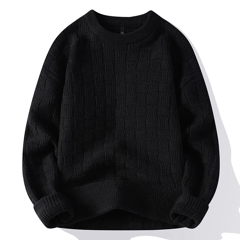 Knitted Men's New Fashion Round Neck Sweater Buy Center