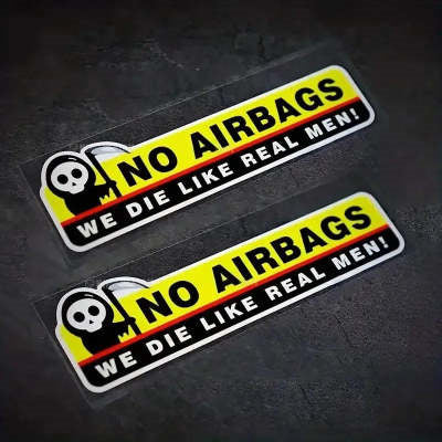 Newly Released at Buy Center: Be Careful Not To Use Safety Airbags And Skull Car Stickers