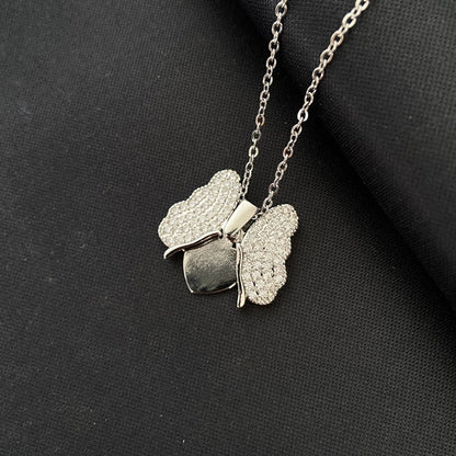 Butterfly Necklace Female Pendant Titanium Steel Clavicle Chain Buy Center