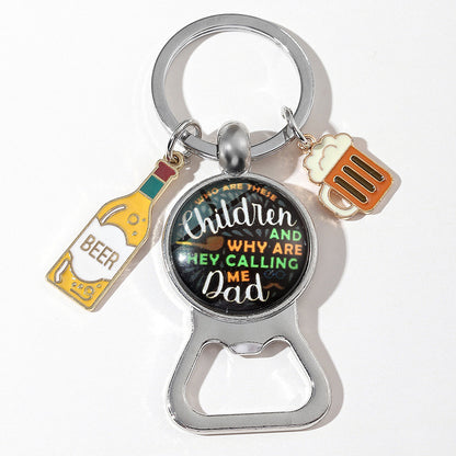 Hot New Items at Buy Center: Creative American Beer Keychain Pendant Bottle Opener Metal 3 Models