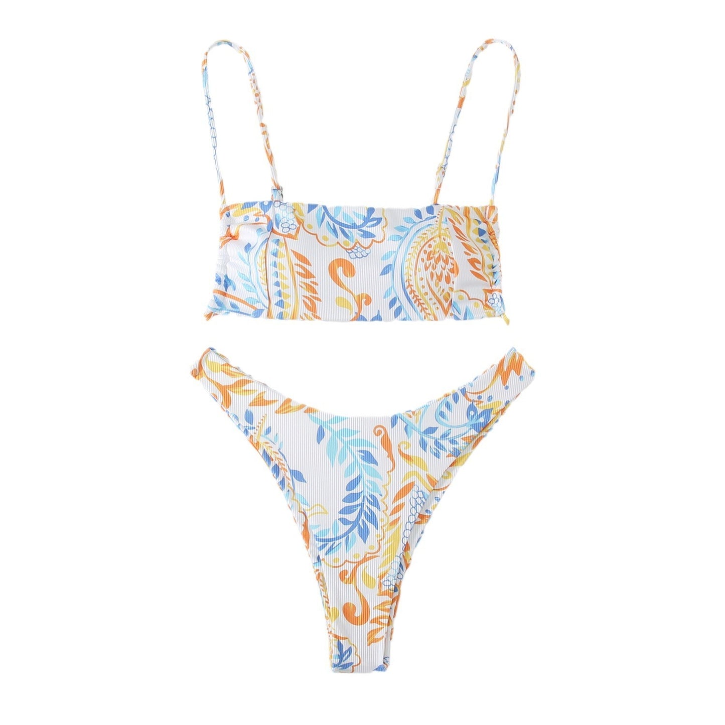 Hot New Items at Buy Center: Printed Split Swimsuit European And American Swimsuit