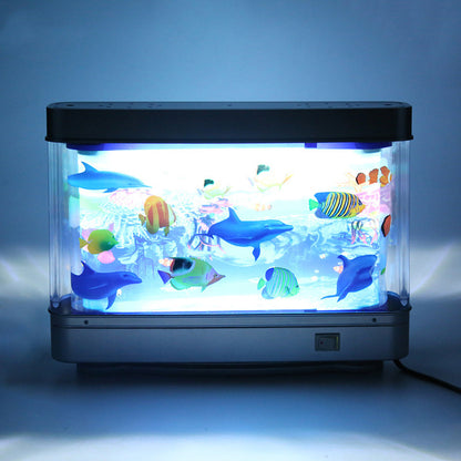 Newly Released at Buy Center: LED Creative Ocean View Small Night Lamp Aquarium Decorative Decoration Lamp