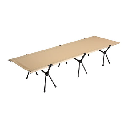 Just Arrived at Buy Center: Lightweight Portable Dual-purpose Outdoor Folding Bed Black Bracket Height Khaki