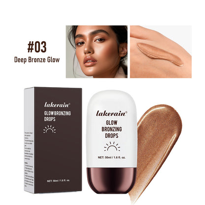 Buy Center Exclusive Offer-Bronze Highlight Drops Brightening Skin Color Modification 50ml Drops 3