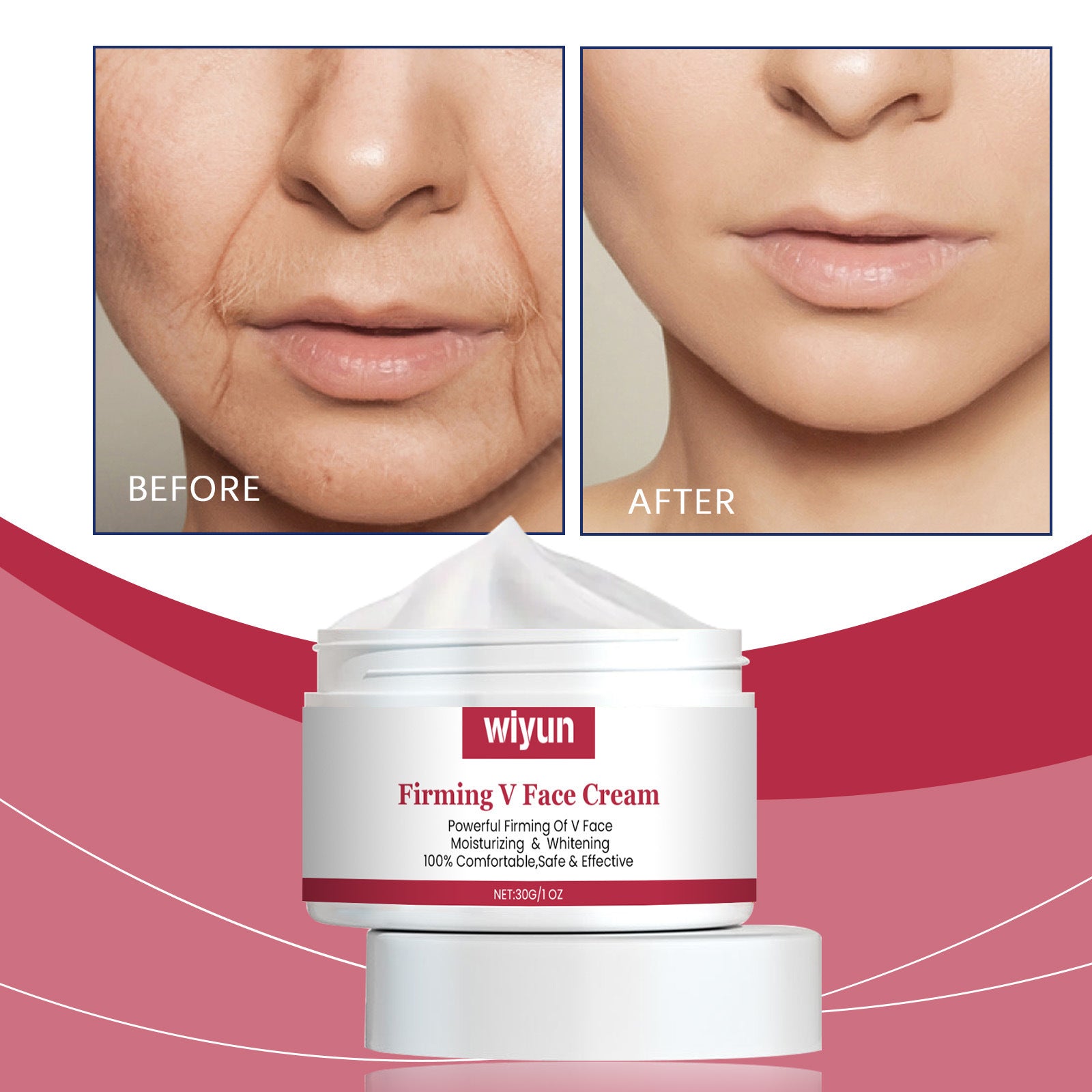 New Firming V Face Care Cream Anti-Aging Line Brightening