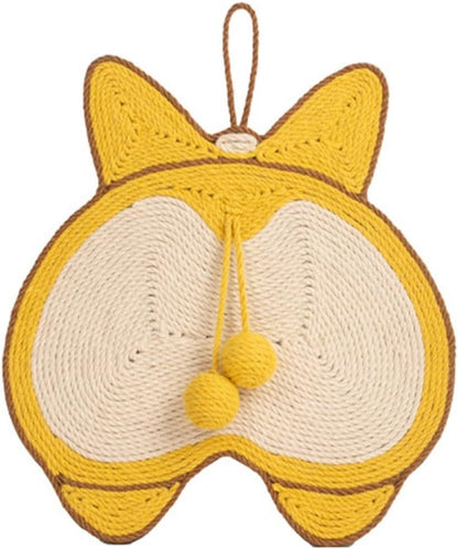 Just Arrived at Buy Center: Cat Scratcher Cat Scratch Pad Sisal Cat Scratching Board Yellow