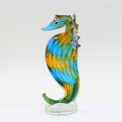 Fresh Arrivals at Buy Center: Glass Seahorse Ornament Wine Cabinet Seahorse