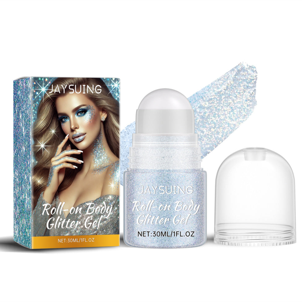 Buy Center Handpicked- Glitter Roll White 30ML Eye Shadow Blue