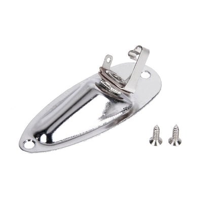 Fresh Arrivals at Buy Center: Electric Guitar Socket Guitar Jack ST Boat Socket Blacksilver Boat Socket Silver M00966