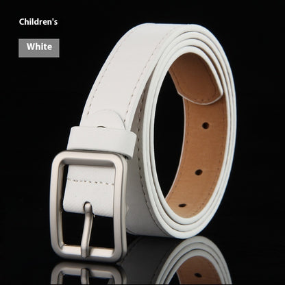 Ceinture de couleur unie simple et tendance pour garçon