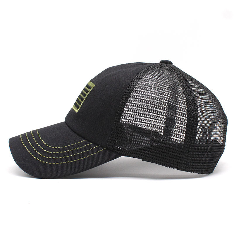 Newly Released at Buy Center: Men's Outdoor Camouflage Mesh Cap Embroidered Hat