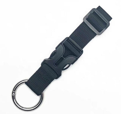 New External Luggage Strap With Multifunctional Elastic Buckle Black