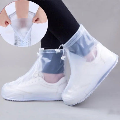 Fresh on the Scene at Buy Center: Thickening And Wear-resistant Silicone Rain Boots Cover White