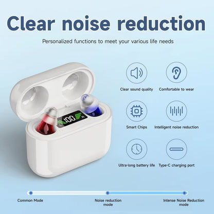 Just Arrived at Buy Center: Cross-border Within The Ear Elderly Digital Hearing Aid Sound Amplifier Sound Collector Mobile Charging Warehouse