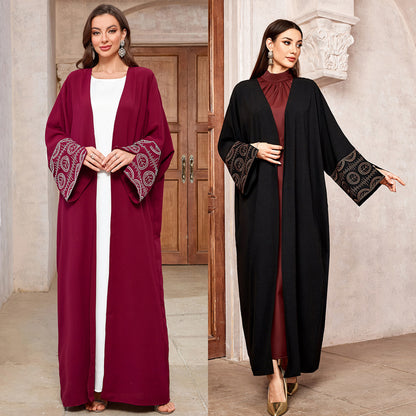 Women's Fashion Elegant Embroidery Cardigan Robe | Women's Clothing3 | Buy Center