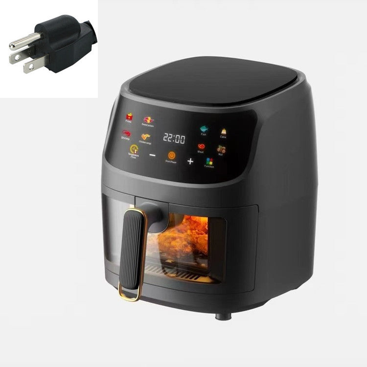 Hot New Arrivals at Buy Center: Home Intelligent Large Capacity Visual Multifunctional Air Fryer 8L Black 110V US