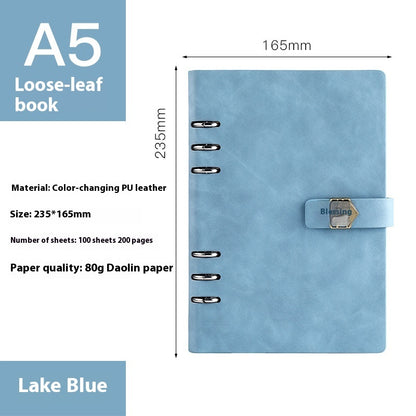 A5 Notebook Loose-leaf Removable Notepad Business Office Meeting Buy Center