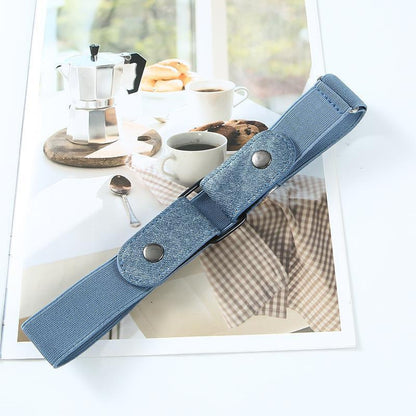 Women's Elastic Non-porous Decorative All-matching Jeans Belt Buy Center